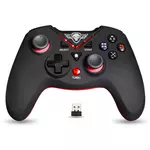 Kép 1/7 - Spirit of Gamer Gamepad Vezeték Nélküli - XGP WIRELESS Red (USB, Vibration, PC és PS3 kompatibilis, fekete-piros)