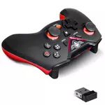 Kép 4/7 - Spirit of Gamer Gamepad Vezeték Nélküli - XGP WIRELESS Red (USB, Vibration, PC és PS3 kompatibilis, fekete-piros)