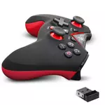 Kép 5/7 - Spirit of Gamer Gamepad Vezeték Nélküli - XGP WIRELESS Red (USB, Vibration, PC és PS3 kompatibilis, fekete-piros)