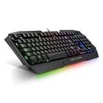 Kép 2/6 - Spirit of Gamer Billentyűzet - PRO-K5 (105 gomb, Fém felső rész, RGB LED, USB, 19 anti-ghost, fekete, magyar)
