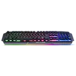 Kép 4/6 - Spirit of Gamer Billentyűzet - PRO-K5 (105 gomb, Fém felső rész, RGB LED, USB, 19 anti-ghost, fekete, magyar)