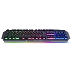 Kép 4/6 - Spirit of Gamer Billentyűzet - PRO-K5 (105 gomb, Fém felső rész, RGB LED, USB, 19 anti-ghost, fekete, magyar)