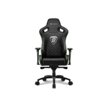 Kép 2/3 - Sharkoon Gamer szék - Skiller SGS4 Black/Green (állítható háttámla/magasság; 4D kartámasz; PVC; aluminium talp; 150kg-ig