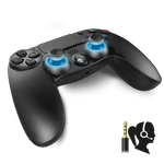 Kép 2/6 - Spirit of Gamer Gamepad Vezeték Nélküli - XGP Bluetooth PS4 (USB, Vibration, PS4/PS3 kompatibilis, fekete-kék)