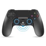 Kép 4/6 - Spirit of Gamer Gamepad Vezeték Nélküli - XGP Bluetooth PS4 (USB, Vibration, PS4/PS3 kompatibilis, fekete-kék)