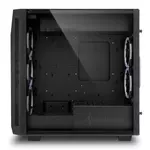 Kép 5/8 - Sharkoon Számítógépház - REV 200 RGB (fekete; ATX,mATX; alsó táp; 5x120mm v.; 2xUSB3.0, 2xUSB2.0, I/O)