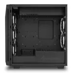 Kép 6/8 - Sharkoon Számítógépház - REV 200 RGB (fekete; ATX,mATX; alsó táp; 5x120mm v.; 2xUSB3.0, 2xUSB2.0, I/O)