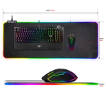 Kép 4/8 - Spirit of Gamer Egérpad - RGB Large (RGB háttérvilágítás, 800 x 300 x 4mm; fekete)