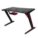 Kép 7/9 - Spirit of Gamer Gamer Asztal - Headquarter 300 (MDF lap, fém lábak, fekete, RGB LED háttérvilágítás, 120 x 60 x 1,8 cm)