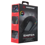 Kép 5/5 - Rampage Egér Gamer - SMX-R18 SNIPER (10000DPI, PMW3325; 6 gomb, makro, RGB LED, fekete)