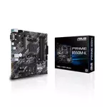 Kép 1/6 - Asus Alaplap - AMD PRIME B550M-K AM4 (B550, 4xDDR4 4800MHz, 4xSATA3, 2x M.2, Raid, 4xUSB2.0, 8xUSB3.2)