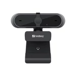 Kép 3/5 - Sandberg Webkamera - USB Webcam Pro (2592x1944 képpont, 5 Megapixel, 30 FPS, USB 2.0, univerzális csipesz, mikrofon)