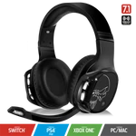 Kép 1/12 - Spirit of Gamer Wireless Fejhallgató - MIC-XH1100 (MultiPlatform,7.1,mikrofon, hangerőszabályzó, nagy-párnás, fekete)