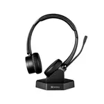 Kép 1/6 - Sandberg Wireless Fejhallgató - Bluetooth Office Headset Pro+ (Bluetooth 5.0; mikrofon; hangerő szabályzó; fekete)