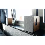 Kép 4/10 - WaveMaster Hangszóró 2.0 - BASE (30W RMS, Bluetooth, RCA, Barna fa és szürke)