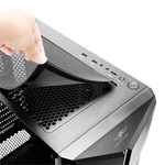 Kép 6/11 - Spirit of Gamer Számítógépház - CLONE 3 Black (fekete, ablakos, 8x12cm ventilátor, alsó táp,  ATX, 1xUSB3.0, 2xUSB2.0)