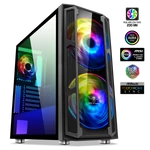 Kép 1/10 - Spirit of Gamer Számítógépház - GHOST 5 RGB (fekete, ablakos, 2x20cm, 2x12cm ventilátor, ATX, mATX, 2xUSB3.0, 1xUSB2.0)