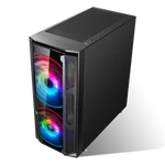 Kép 4/10 - Spirit of Gamer Számítógépház - GHOST 5 RGB (fekete, ablakos, 2x20cm, 4x12cm ventilátor, ATX, mATX, 2xUSB3.0, 1xUSB2.0)