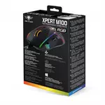 Kép 15/15 - Spirit of Gamer Egér - XPERT-M100 (Optikai, 12400DPI, RGB, Omron kapcsolók, 8 gomb, harisnyázott kábel, fekete)