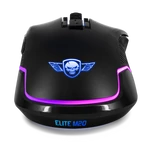 Kép 5/9 - Spirit of Gamer Egér - ELITE-M20 (4000DPI, 1000Hz, 7 gomb, Omron, harisnyázott kábel, fekete)