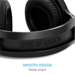 Kép 7/14 - Spirit of Gamer Wireless Fejhallgató - MIC-XH900 (MultiPlatform, mikrofon, hangerőszabályzó, nagy-párnás, fekete)