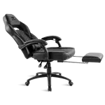 Kép 5/8 - Spirit of Gamer szék - MUSTANG Black (állítható dőlés/magasság; kihajtható lábtartó; max.120kg-ig, fekete)