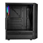 Kép 4/5 - Everest Számítógépház -  BUMPY (fekete; plexi; ATX; alsó táp; 1x120mm; 1xUSB3.0 + 2xUSB2.0, I/O; porszűrő)