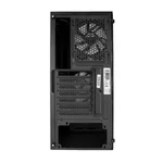 Kép 6/6 - Everest Számítógépház -  FLAT MESH (fekete; plexi; ATX; alsó táp; 4x120mm; 1xUSB3.0 + 2xUSB2.0, I/O; porszűrő)