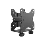 Kép 1/9 - Equip MiniPC tartó - 650890 (Univerzális: 100x100 VESA-hoz rögzíthető, Max.: 5kg, fekete)