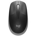 Kép 1/3 - Logitech Egér - M190  (Vezeték nélküli, teljes méretű, Optikai, USB, középszürke-fekete)