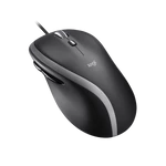 Kép 2/3 - Logitech Egér - M500S ( Vezetékes, Optikai, Fekete, USB, 4000dpi)