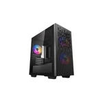 Kép 1/10 - DeepCool Számítógépház - MATREXX 40 3FS (ablakos, 3x LED ventiilátor, mATX, 1xUSB3.0, 1xUSB2.0)