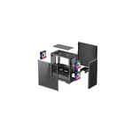 Kép 10/10 - DeepCool Számítógépház - MATREXX 40 3FS (ablakos, 3x LED ventiilátor, mATX, 1xUSB3.0, 1xUSB2.0)