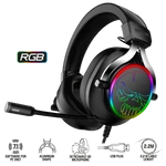 Kép 2/16 - Spirit of Gamer Fejhallgató - MIC-XH600 (MultiPlatform, 7.1, mikrofon, hangerőszabályzó, nagy-párnás, fekete)