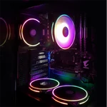 Kép 2/12 - Spirit of Gamer CPU Cooler - CPU AIRCOOLER 120 MM ARGB (27dB; 2500 RPM; 1x12cm; aluminium/réz)