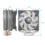 Kép 11/12 - Spirit of Gamer CPU Cooler - CPU AIRCOOLER 120 MM ARGB (27dB; 2500 RPM; 1x12cm; aluminium/réz)