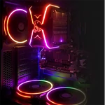 Kép 2/10 - Spirit of Gamer CPU Cooler - CPU AIRCOOLER PRO ARGB (27dB; 1600 RPM; 1x12cm; aluminium/réz)