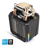 Kép 4/10 - Spirit of Gamer CPU Cooler - CPU AIRCOOLER PRO ARGB (27dB; 1600 RPM; 1x12cm; aluminium/réz)