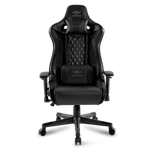 Kép 2/12 - Spirit of Gamer szék - CRUSADER Black (állítható dőlés/magasság/kartámasz; max.120kg-ig, fekete)
