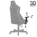 Kép 5/12 - Spirit of Gamer szék - CRUSADER Black (állítható dőlés/magasság/kartámasz; max.120kg-ig, fekete)