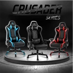 Kép 10/12 - Spirit of Gamer szék - CRUSADER Black (állítható dőlés/magasság/kartámasz; max.120kg-ig, fekete)