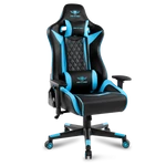 Kép 1/12 - Spirit of Gamer szék - CRUSADER Blue (állítható dőlés/magasság/kartámasz; max.120kg-ig, kék)