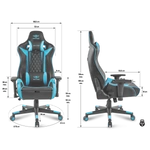 Kép 11/12 - Spirit of Gamer szék - CRUSADER Blue (állítható dőlés/magasság/kartámasz; max.120kg-ig, kék)