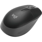 Kép 3/4 - Logitech Egér - M190  (Vezeték nélküli, teljes méretű, Optikai, USB, fekete)