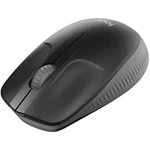 Kép 4/4 - Logitech Egér - M190  (Vezeték nélküli, teljes méretű, Optikai, USB, fekete)