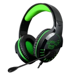 Kép 2/10 - Spirit of Gamer Fejhallgató - PRO-H3 Xbox (Xbox One/Series X/S, mikrofon, 3.5mm jack, hangerőszabályzó, 1m kábel, zöld)