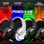 Kép 8/10 - Spirit of Gamer Fejhallgató - PRO-H3 Xbox (Xbox One/Series X/S, mikrofon, 3.5mm jack, hangerőszabályzó, 1m kábel, zöld)