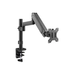 Kép 1/7 - Equip Monitor Asztali konzol - 650132 (13"-32",1 monitor, dönthető, forgatható, állítható magasság, Max.: 9kg, fekete)