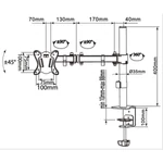 Kép 4/5 - Equip Monitor Asztali konzol - 650151 (13