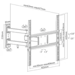 Kép 6/7 - Equip TV Fali konzol - 650341 (32